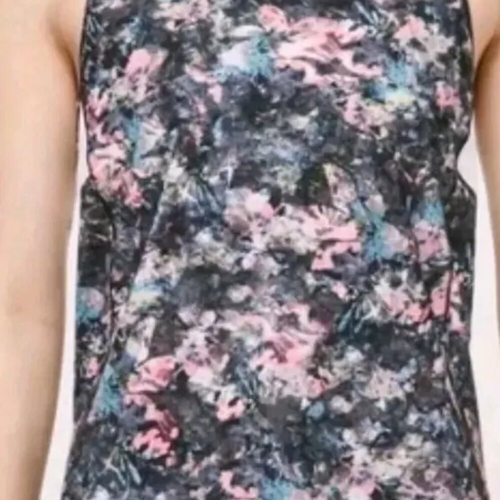 lululemon womens size 4 tank top Floral Print Multi-color Used
